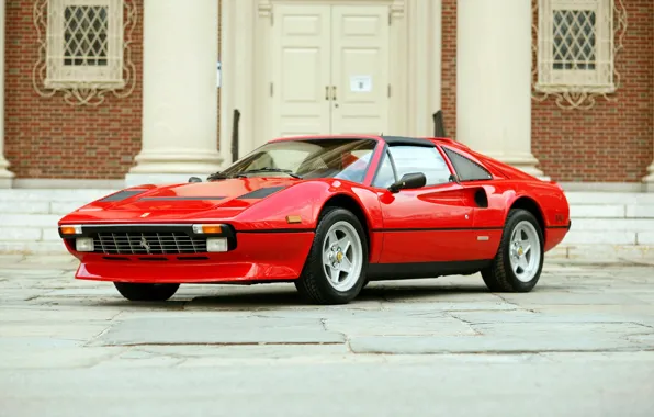 Ferrari, диски, красная, классика, раритет, 308