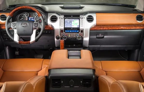 Авто, салон, Toyota Tundra