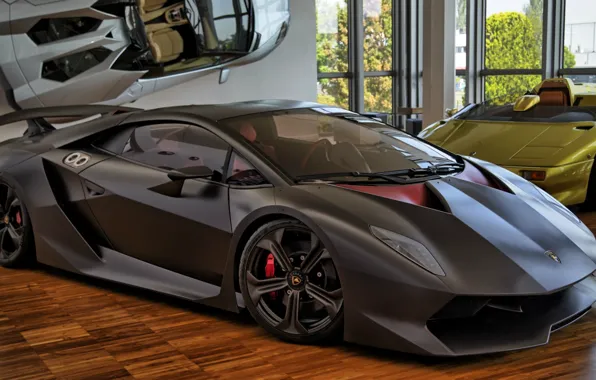Lamborghini, supercar, carbon, Sesto Elemento, Сант'Агата-Болоньезе, Музей Lamborgini
