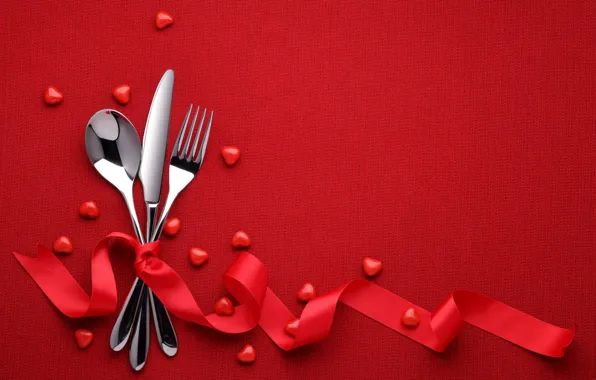 Картинка red, love, heart, background, romantic, valentine's day