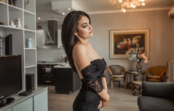 Картинка model, Георгий Дьяков, dress black