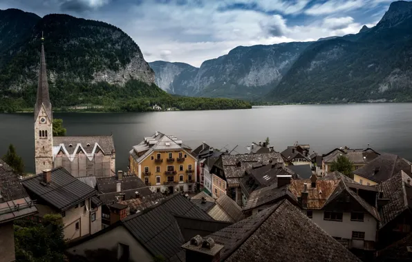 Австрия, Hallstatt, Халльштатт, памятник Всемирного наследия ЮНЕСКО