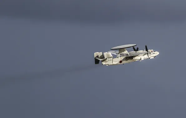 Картинка самолёт, палубный, Hawkeye, дальнего, обнаружения, радиолокационного, E-2C