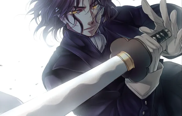 Anime, katana, man, fight, ken, blade, samurai, asian