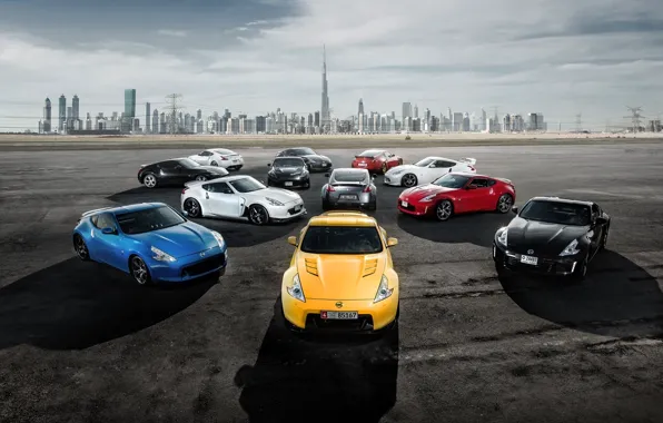 Картинка City, Nissan, Cars, Dubai, 350Z, 370Z, GTZ