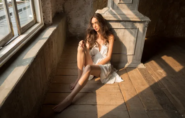 Картинка девушка, поза, фон