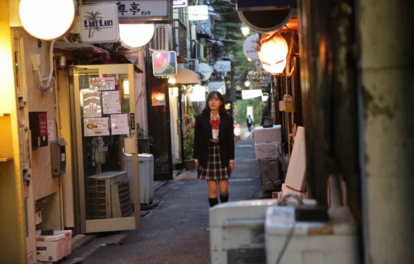 City, Asian, Model, Street, Woman, Pretty, Japanese, Outdoor