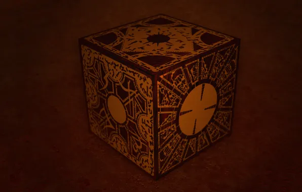 Wallpaper, fan art, cube, primitive, blender3d, 3dart, lemarchand's box