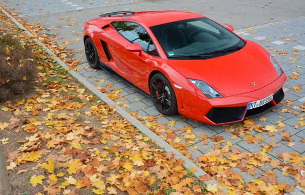 Картинка Red, gallardo, lamborghini, LP 550-2