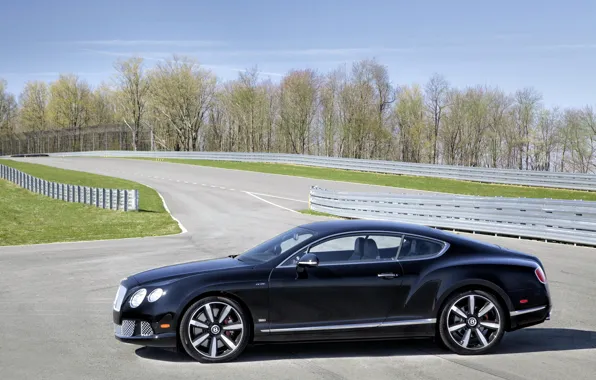 Car, авто, Bentley, вид сбоку, track, Continental GT Speed, Le Mans Edition