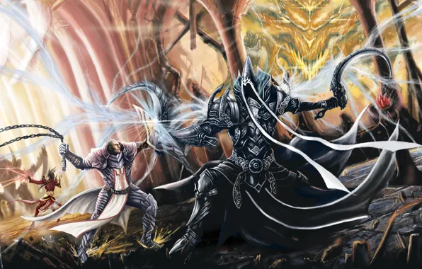 Diablo 3, wizard, crusader, Malthael, Reaper of Soul