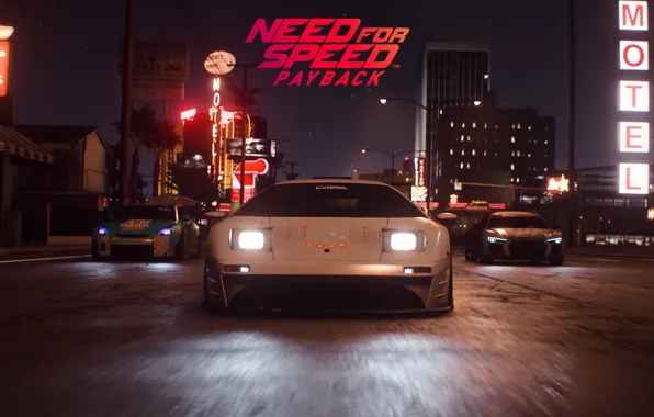 Машины, ночь, город, Need for Speed: Payback