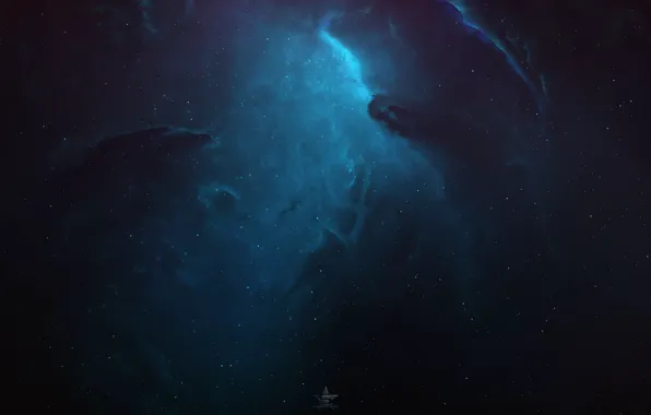 Звезды, Космос, Туманность, Fantasy, Арт, Stars, Space, Art