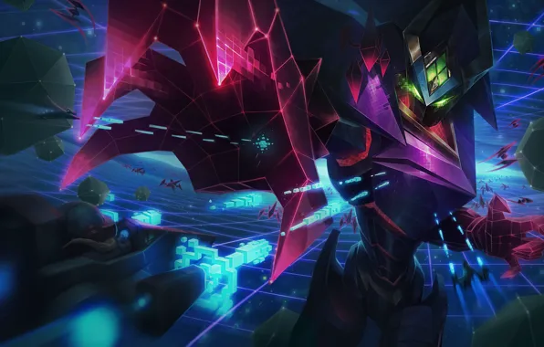 Стиль, Fantasy, Боец, Style, Фантастика, Fiction, League of Legends, Illustration