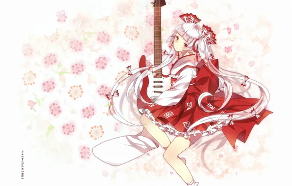 Девушка, цветы, Touhou, Тохо, Тоухоу