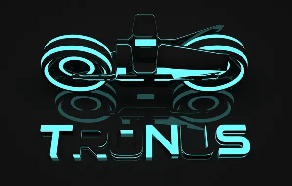 Неон, dark, tron, светоцикл, 3dsmax