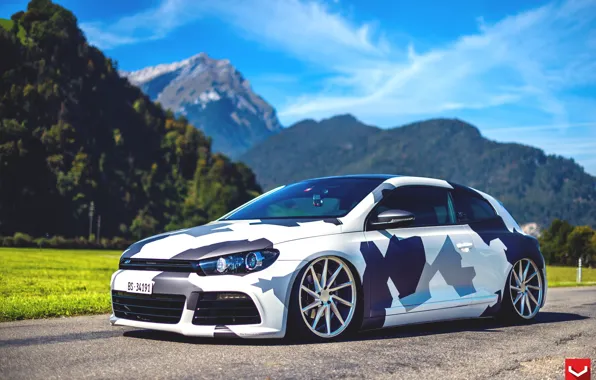 Картинка on CVT, Volkswagen, by Eccentrical, Scirocco r, Vossen