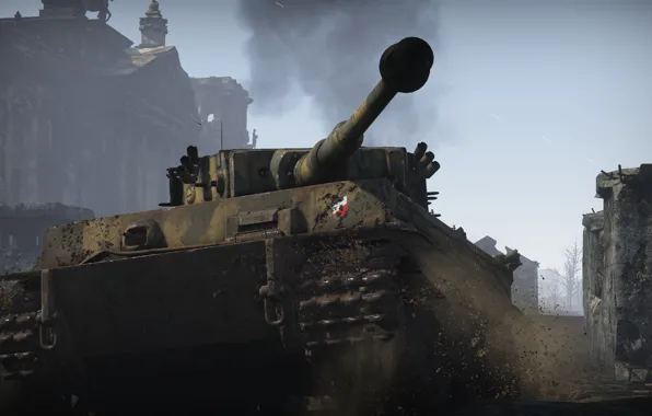 Башня, Тигр, Война, Танк, War Thunder, Ground Forces