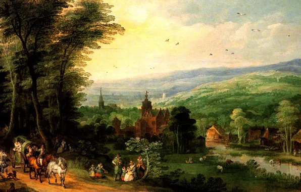 Картинка картина, живопись, painting, The sammer, Momper