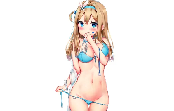 Girl, sexy, cleavage, long hair, boobs, anime, beautiful, pretty