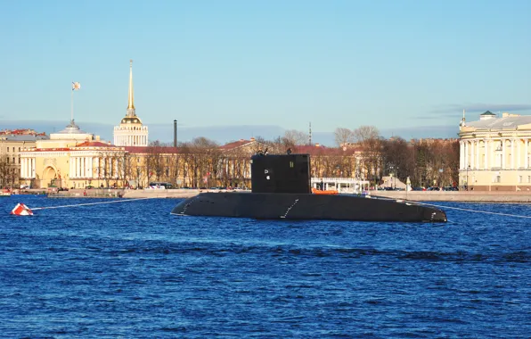 Лодка, подводная, нева, дизельная