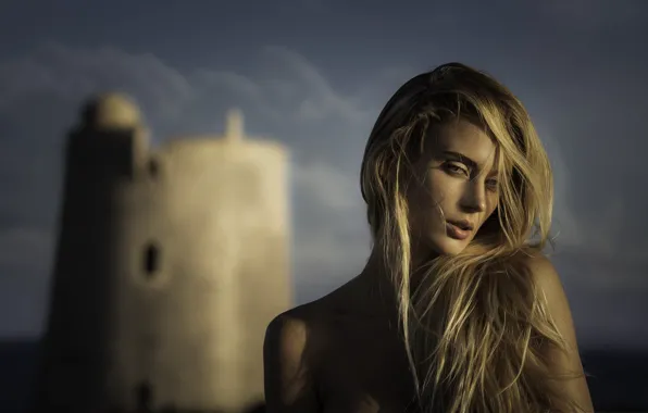 Взгляд, девушка, свет, волосы, красивая, Joachim Bergauer