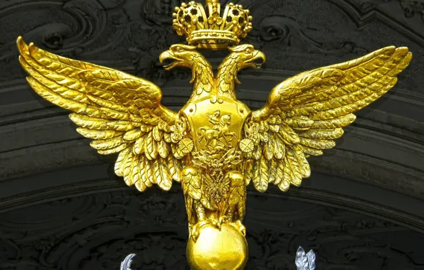 Картинка Санкт-Петербург, Россия, Зимний дворец, Двуглавый орёл