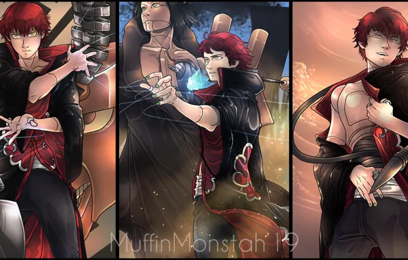 Коллаж, Наруто, Naruto, Сасори