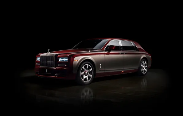 Phantom, черный фон, Rolls Royce, Pinnacle Travel
