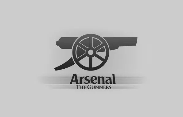 Фон, надпись, логотип, эмблема, пушка, Арсенал, Arsenal, Football Club