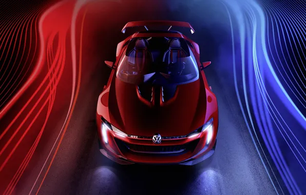 Concept, Roadster, Volkswagen, GTI, 2014
