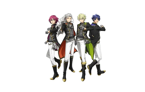Adam, Eve, Ensemble Stars!, Official Art, david production, Saegusa Ibara, Tomoe Hiyori, Sazanami Jun