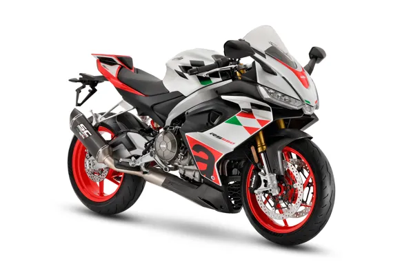 Aprilia, Bikes, White background, 2023, Sports bikes, RS 660