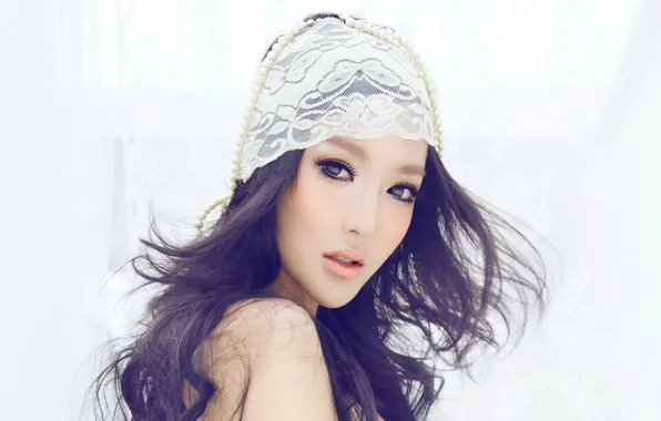 Девушка, модель, азиатка, Li Ying Zhi