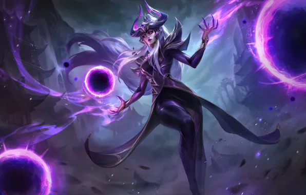 Маг, League of Legends, LOL, Лига Легенд, Syndra, Wizard, ЛОЛ, Синдра