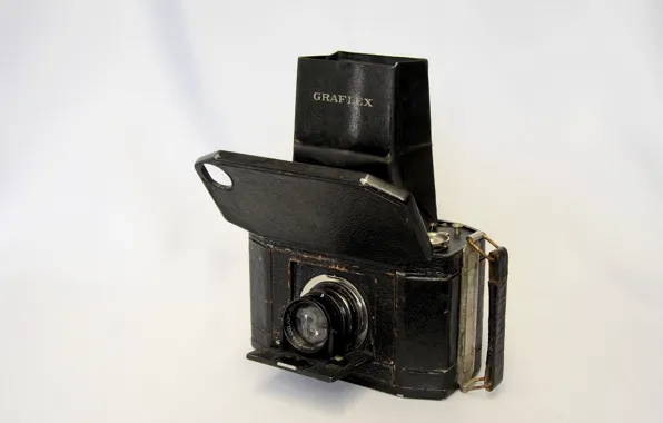 Фон, фотоаппарат, объектив, корпус, раритет, Graflex Serie II