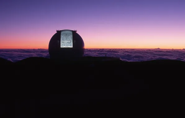 USA, Hawaii, Mauna Kea Observatory, Hawaii Island, Mauna Kea Volcano