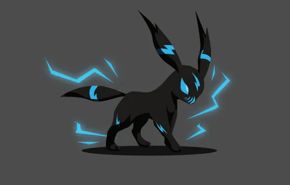 Фон, чёрный, минимализм, Покемон, Pokemon