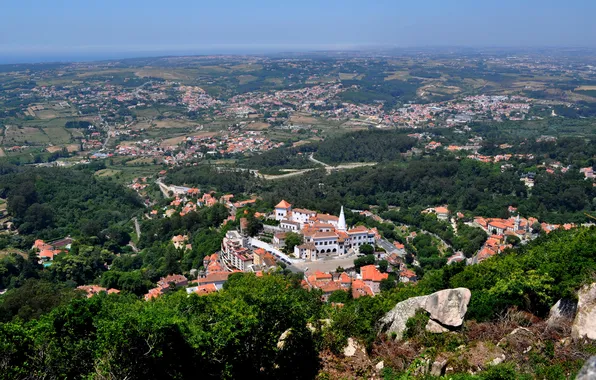 Картинка панорама, Португалия, Sintra