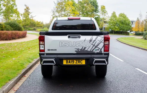 Вид сзади, пикап, Isuzu, D-Max, 2019, UK version, XTR