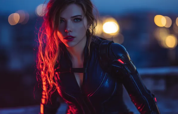 Marvel, Black Widow, AI Art, AI Generated