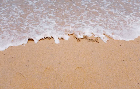 Песок, море, волны, пляж, лето, берег, summer, beach
