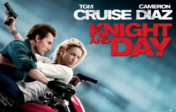 Картинка Том Круз, Tom Cruise, Cameron Diaz, Кэмерон Диаз, Knight and Day, Рыцарь дня