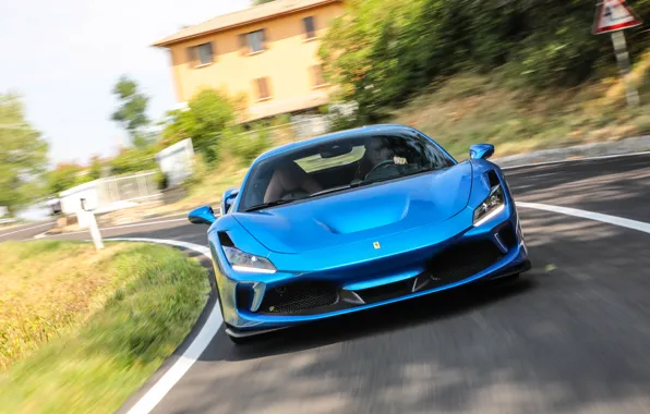 Скорость, Ferrari, суперкар, 2019, Tributo, Ferrari F8