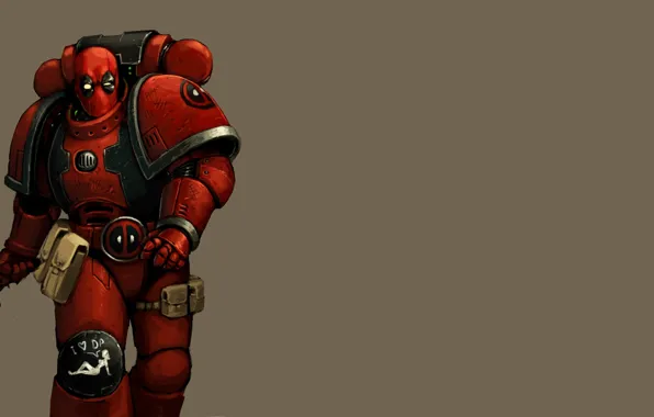 Warhammer, Deadpool, Дэдпул, MARVEL, 40К, Уэйд Уилсон