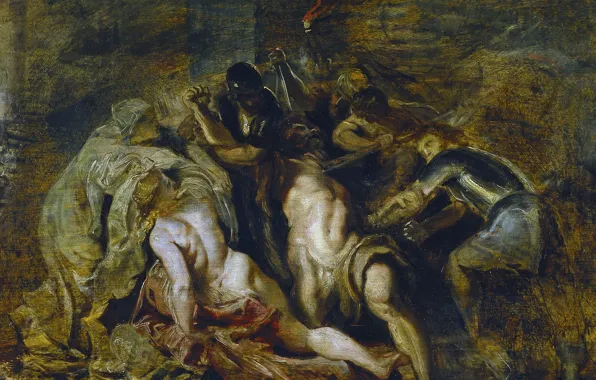Картина, Питер Пауль Рубенс, мифология, Pieter Paul Rubens, Арест Самсона
