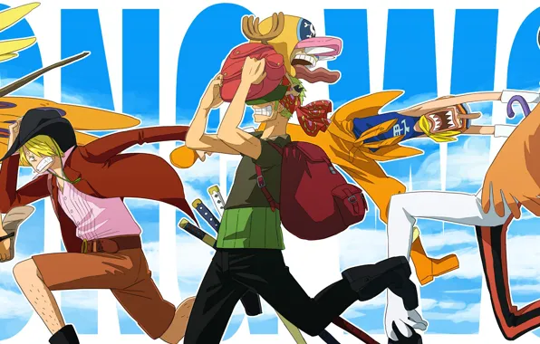 Sword, game, Chopper, One Piece, pirate, anime, man, ken