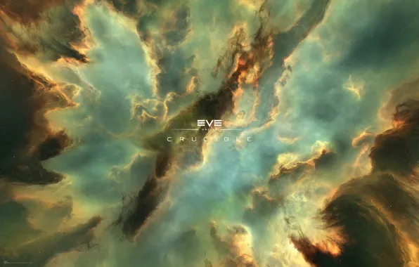 Космос, туманность, space, eve online, космоопера, crucible