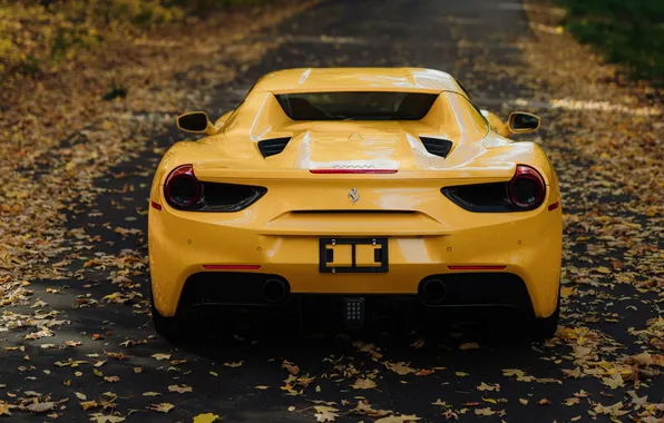 Ferrari, 2017, 488, Ferrari 488 Spider 70th Anniversary "Bold Yellow"