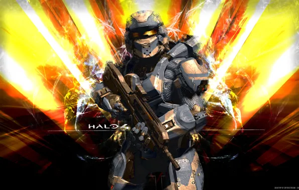 Солдат, боец, спартанец, spartan, Halo 4